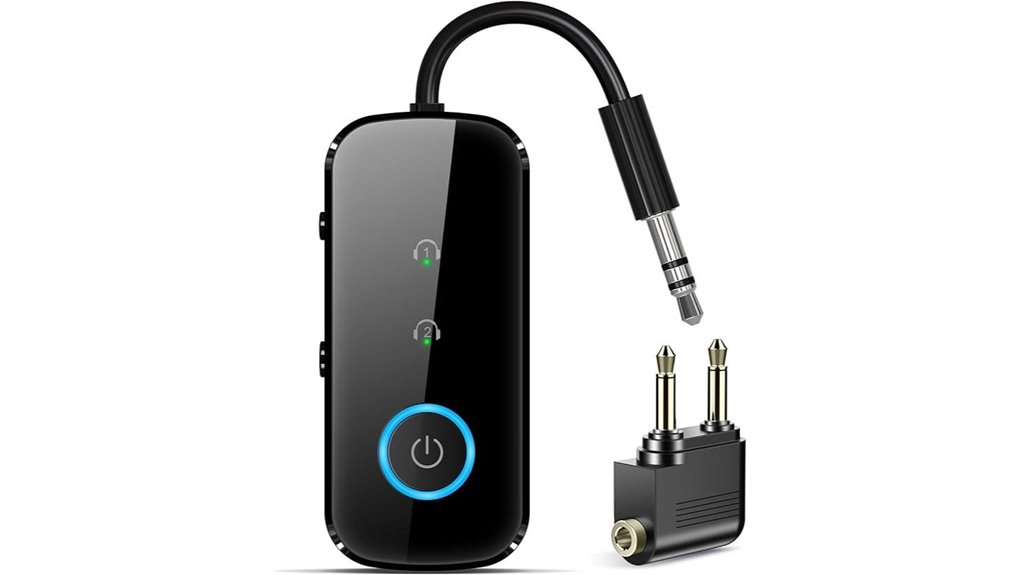 Bluetooth Audio Transmitter (Seat Screen) Brings Sound 15 airplane bluetooth audio adapter