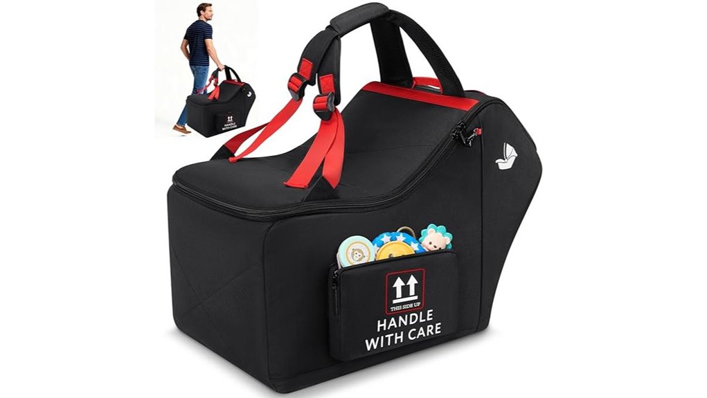 Padded Car Seat Travel Bags That Guard Your Kids on Flights 12 airplane infant car seat bag