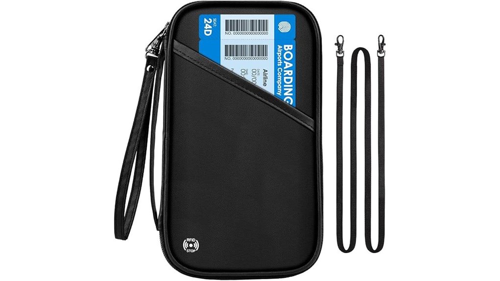 airtag rfid blocking travel passport wallet