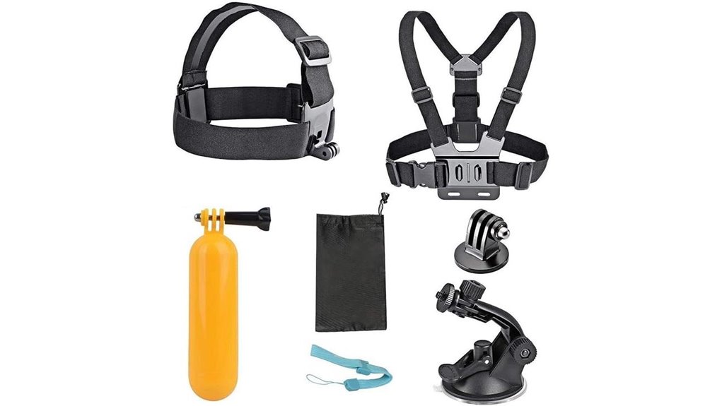Best Action-Cam Mount Sets for Trips 10 akaso 7 in 1 action kit