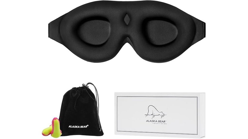 Travel Sleep Masks for Lash Extensions: Deep Eye Cups That Work 9 alaska bear sleep kit