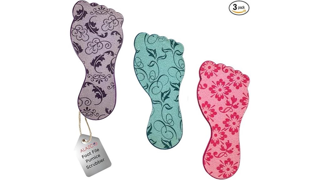Best Portable Pedicure File (Travel) for Fresh Nails Anywhere 12 alazco three piece foot scraper