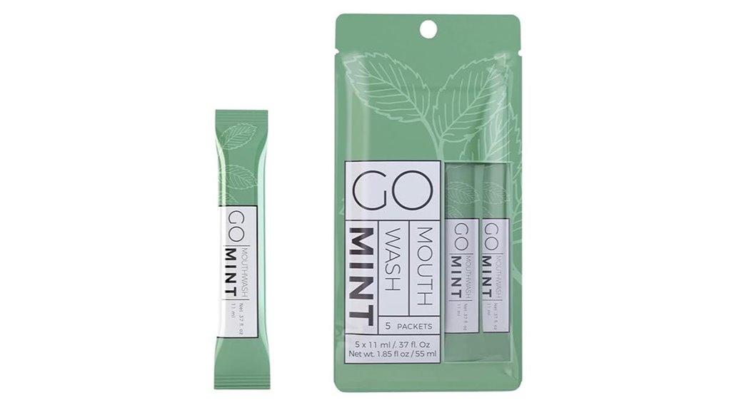 alcohol free mint five pack