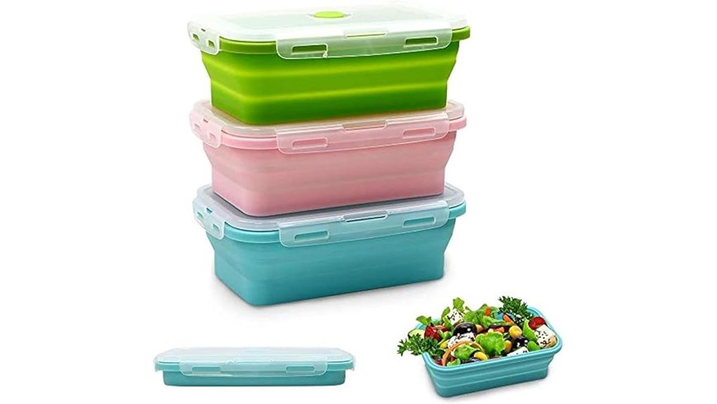 alimat 3 pack silicone containers