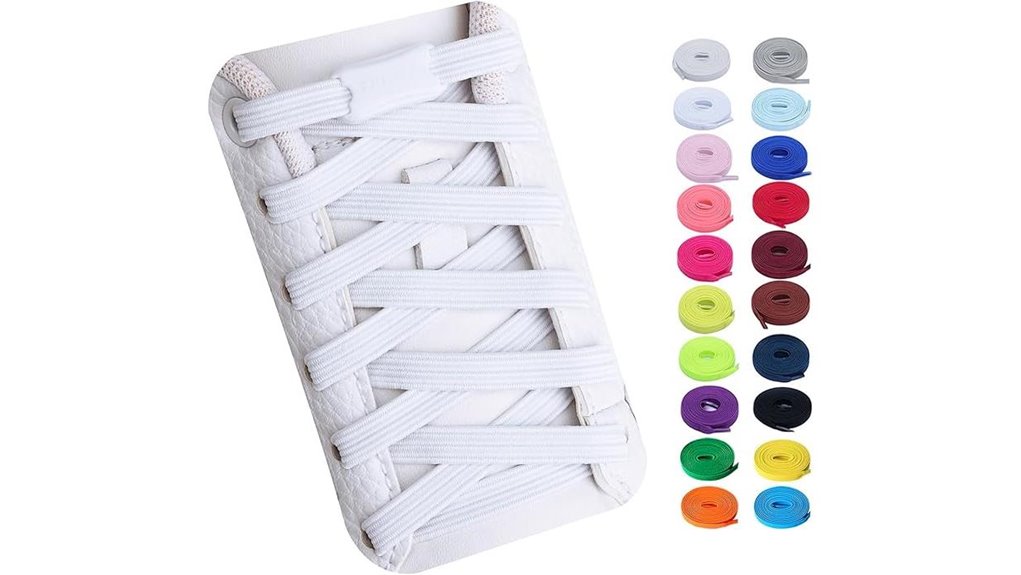Easy Travel: Elastic No‑Tie Shoelaces That Pass Security 8 all ages elastic tieless shoelaces
