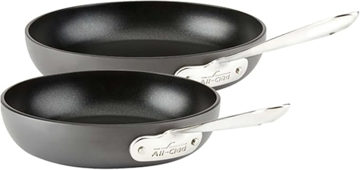 all clad black fry pans
