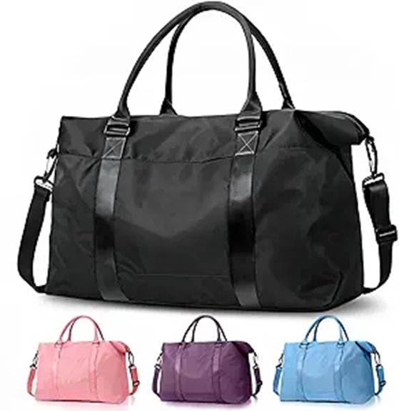 all purpose black duffle bag