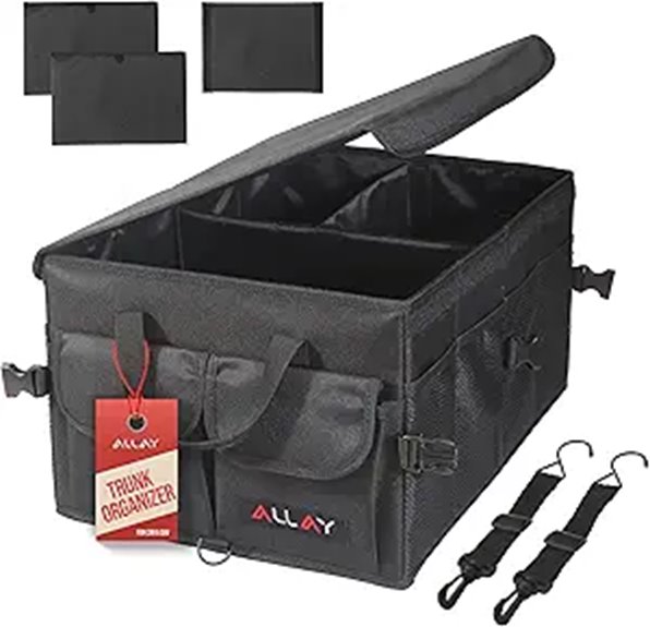 Trunk Luggage for Multi‑Stop Itineraries Keep Neat 9 allay 65l trunk organizer