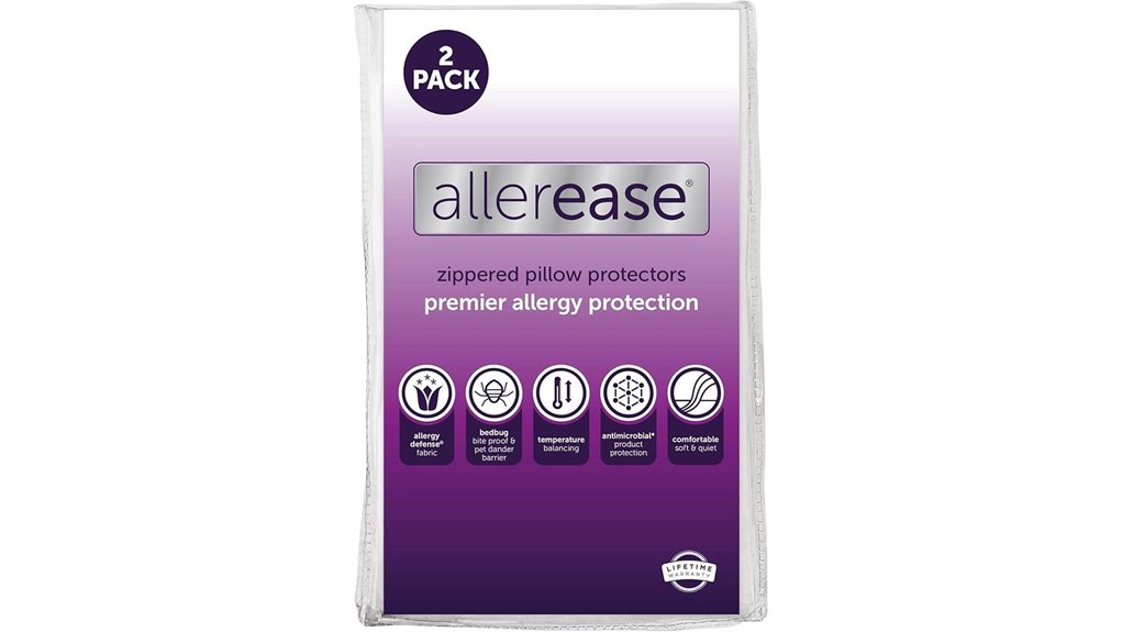 Best Pillow Protectors (Zip) for Spotless, Airy Sleep 9 allerease two queen protectors