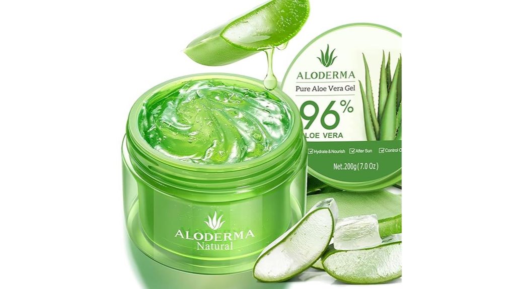 Soothing After‑Sun Aloe Gels That Stay Dry (Not Sticky) 7 aloderma 96 aloe vera