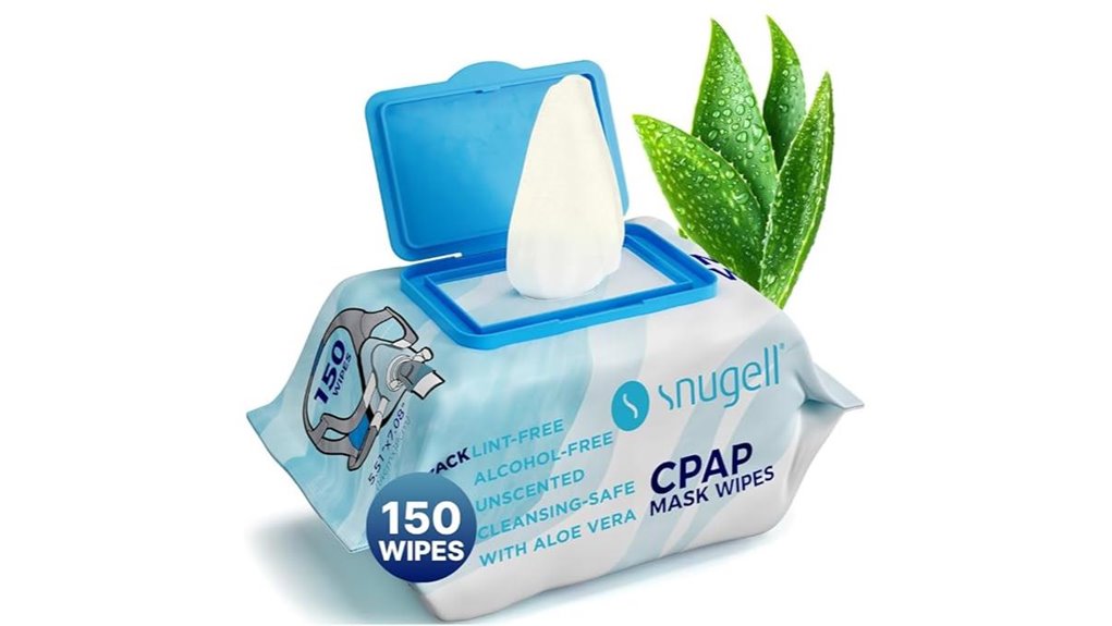 aloe infused cotton cpap wipes