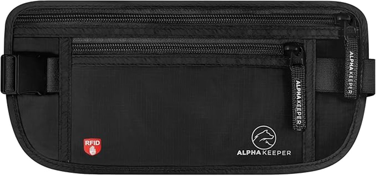 Top Travel Belts with Hidden Pockets (Low-Profile Security) 6 alpha rfid money belt