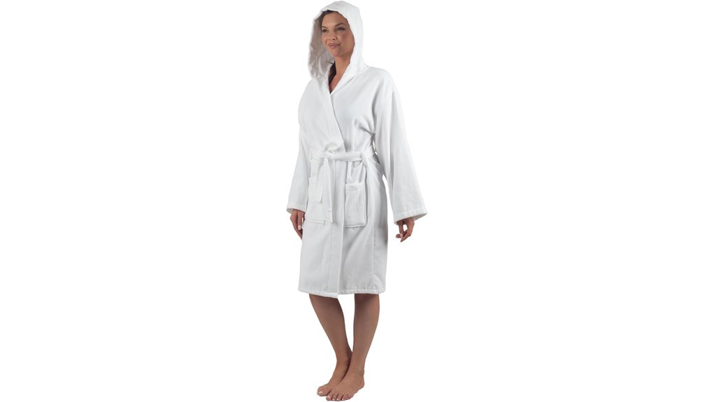 alpine cotton hooded robe