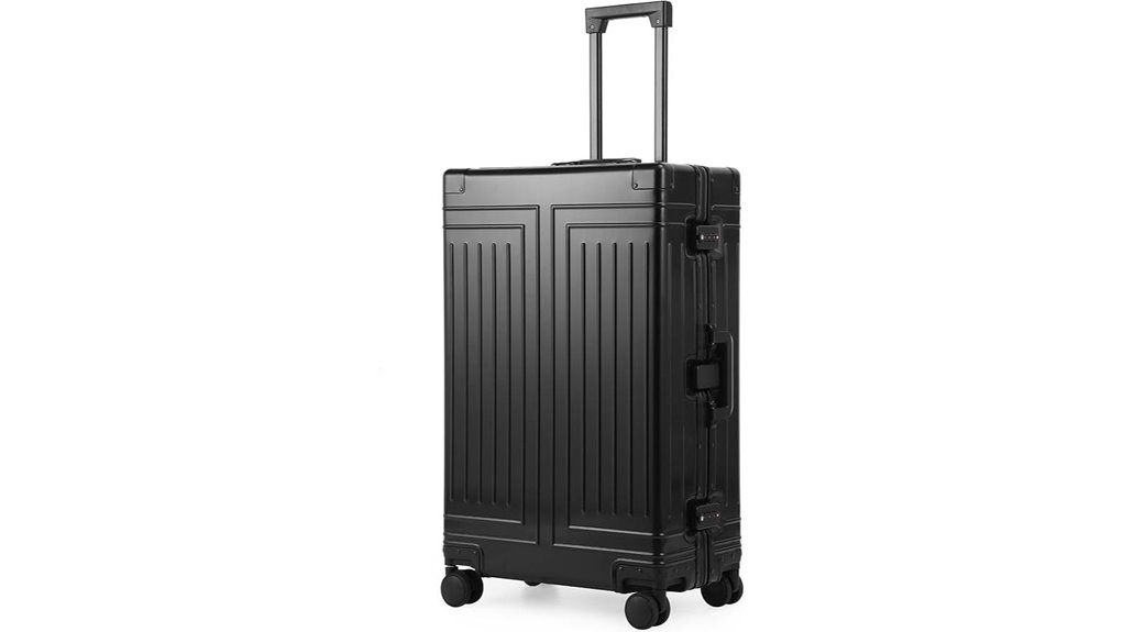 Best Trunk-Style Suitcases for Effortless Organization 14 aluminum 28 inch zipperless luggage