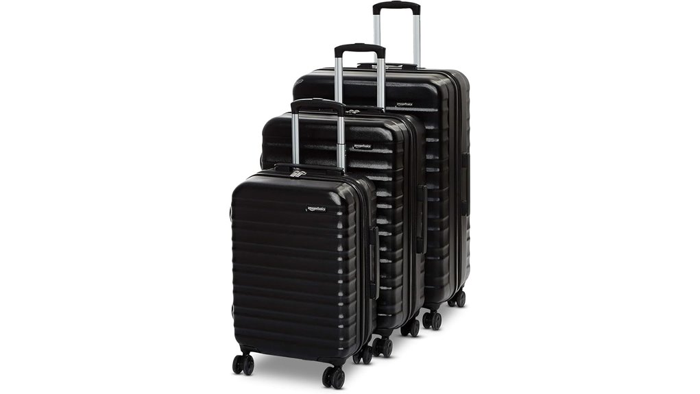 amazon basics 3 piece suitcases