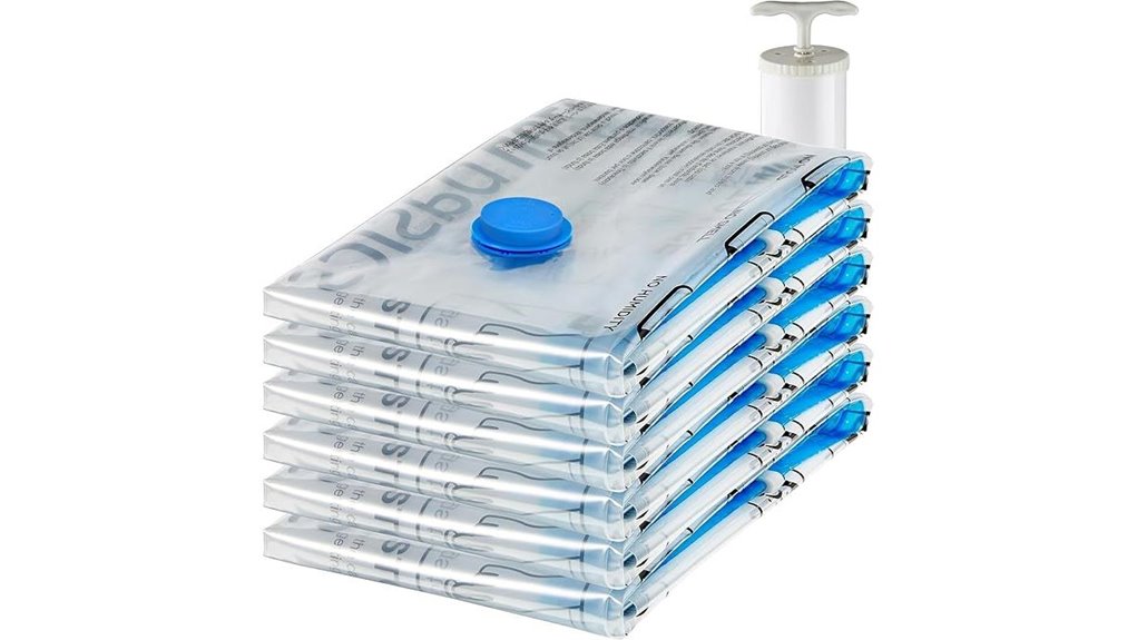 Simple Compression Bags That Keep Bulky Clothes Neat 5 amazon basics vacuum pack