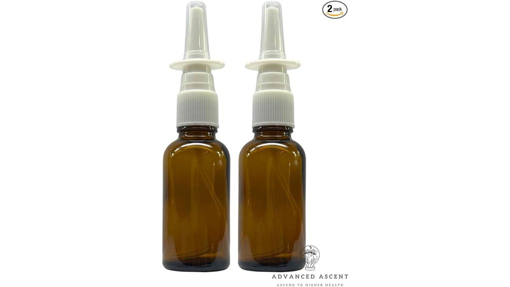 Must-Have Travel‑Sized Nasal Sprays That Won’t Leak 1 amber 1oz sprayer duo