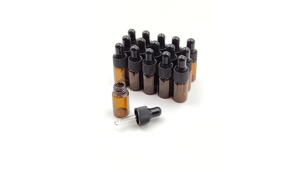Mini Dropper Bottles: No‑Spill, Precise Serum Dosing 11 amber 3ml dropper bottles