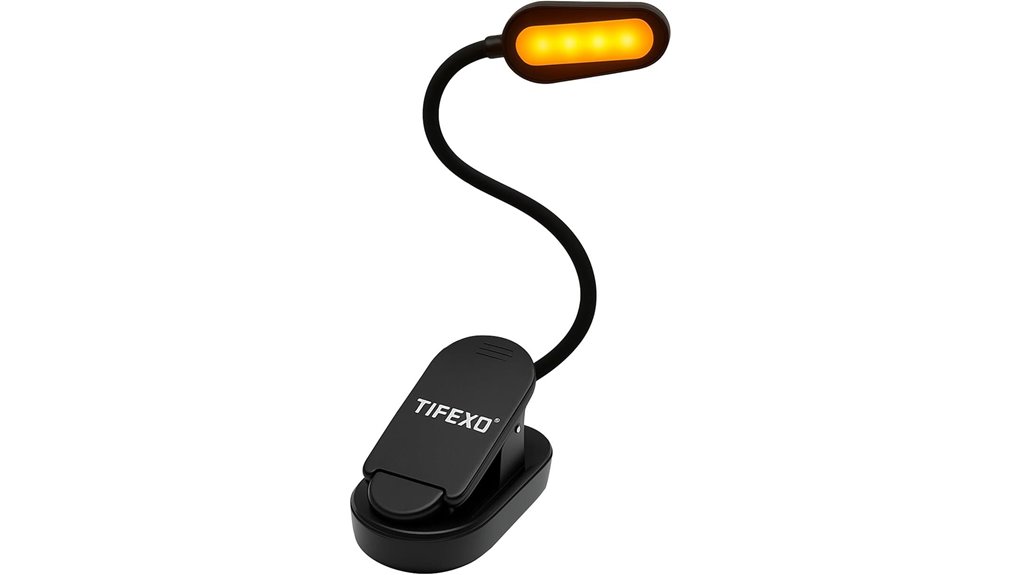 Must-Have E-Reader Lights for Travelers: Warm Tone Clip‑On Picks 8 amberside rechargeable led clip