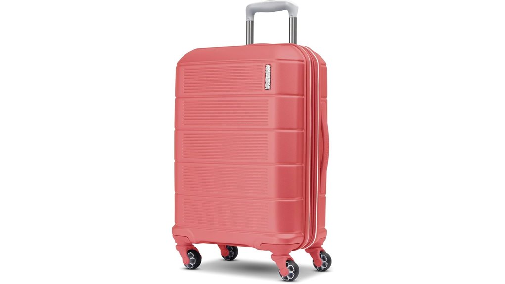 american tourister soft coral spinner
