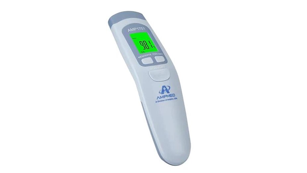 Top Travel Thermometers: No-Contact vs Oral for Families 13 amplim infrared forehead thermometer