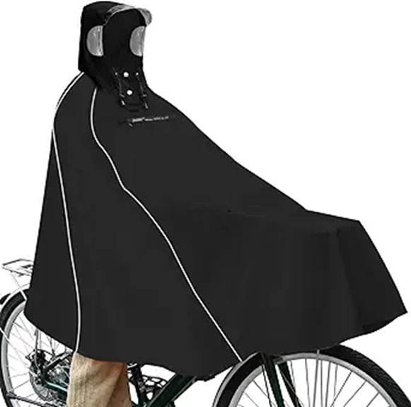 Packable Rain Capes for Travel (Bike and City Use) KeepDry 11 andake waterproof hooded poncho