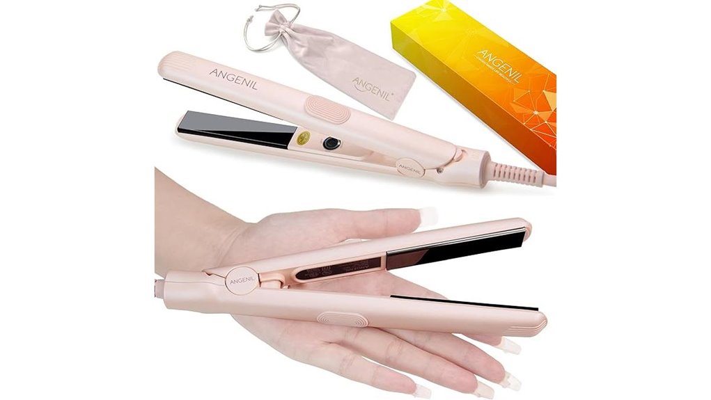 angenil 0 7 ceramic straightener