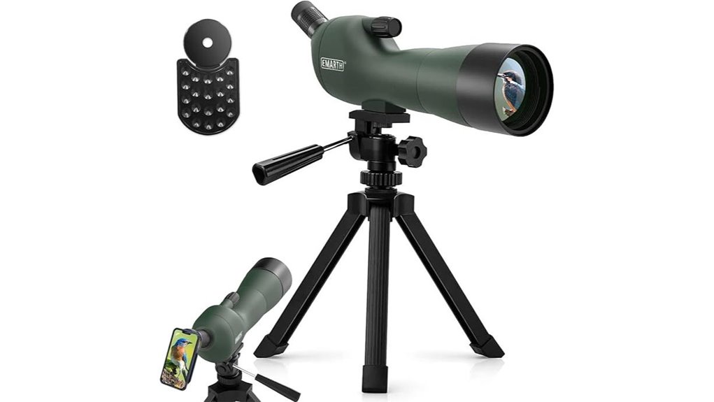 Spotting Scopes for Travel (Angled) That All Adventurers Need 2 angled waterproof tripod scope