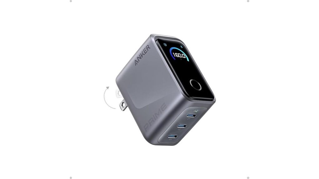 Best multiport USB‑C chargers for travel (compact GaN)–Power 4 anker 160w 3 port gan