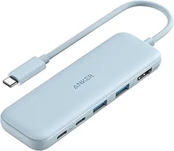 Best Universal USB Hubs For Travel Laptops 3 anker 5 in 1 4k hub