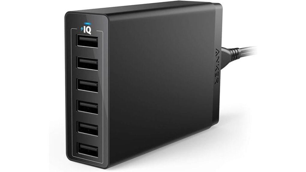The Best Multi-Port USB Wall Chargers Powering Your Devices 9 anker 60w six port charger