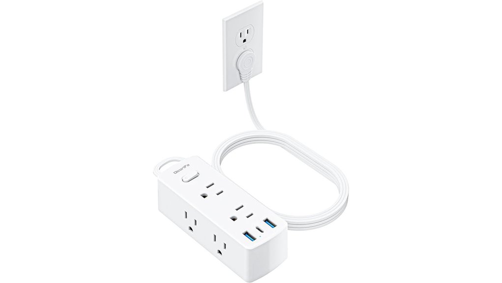 answer olcorife 6 outlet 3 usb 5ft