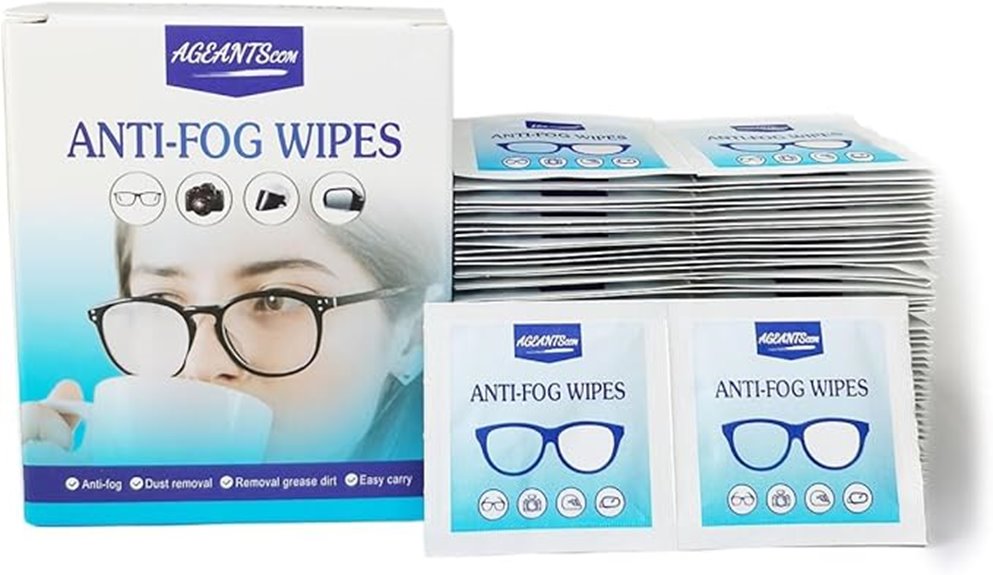 Anti‑Fog Wipes for Glasses on Trips (One‑and‑Done) Keep Clear 1 anti fog glass wipes pack