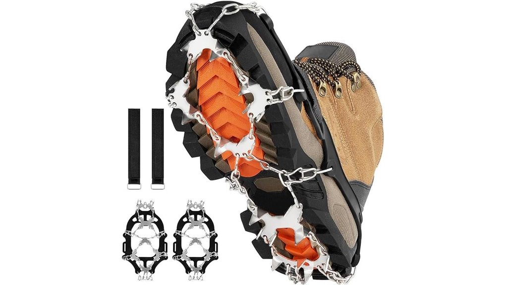 Best Crampons for Winter Hiking (Microspikes) Keep You Safe 12 anti slip 28 spike hiking crampons