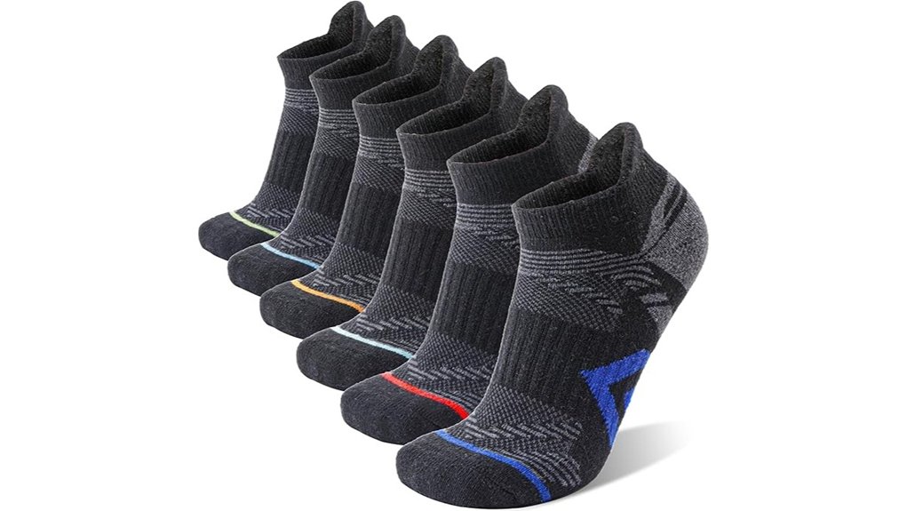 Best Merino No-Show Socks for Travel With Stay-Up Fit 6 antsang merino hiking set