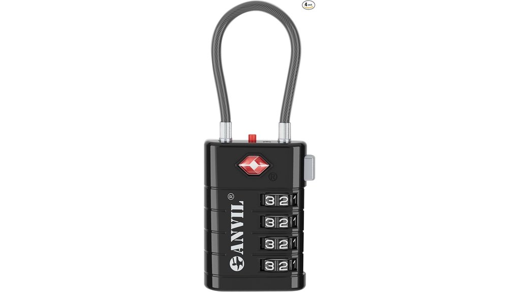 Top Luggage Locks with Inspection Indicators (Easy Check) 14 anvil anti theft tsa lock