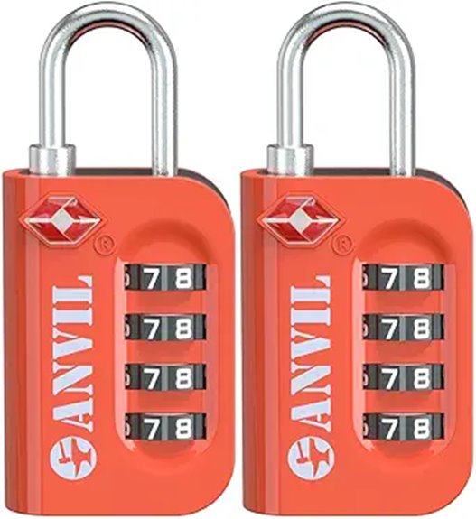 TSA Locks That Keep Your Luggage Safe 6 anvil tsa 4 digit lock