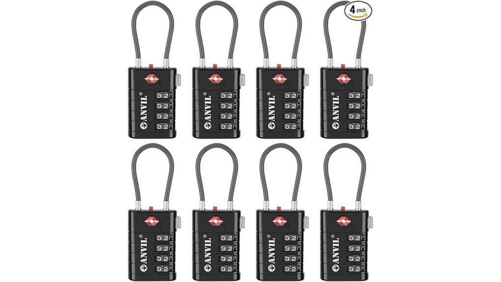 anvil tsa approved black lock