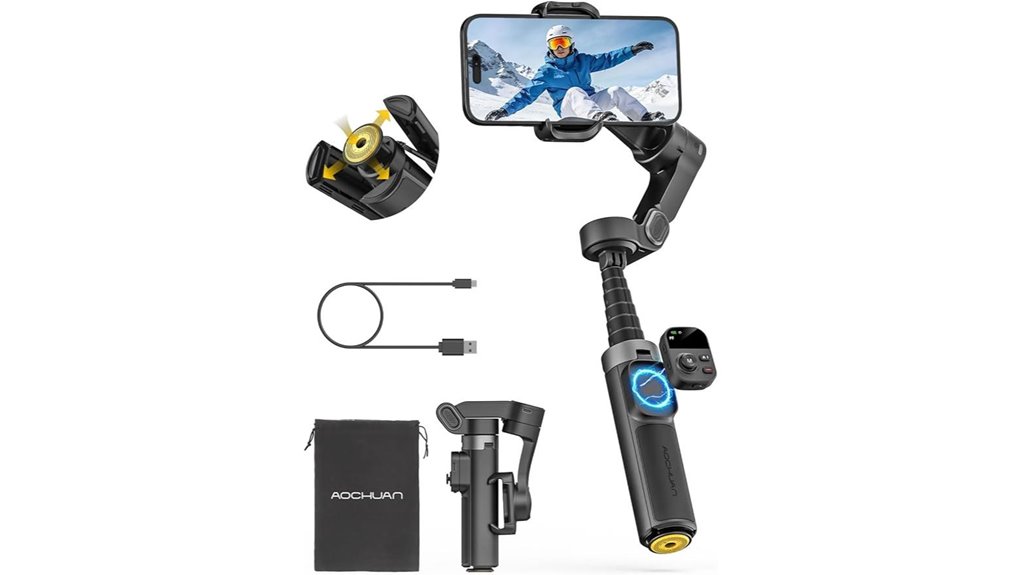 Discover the Best Folding Phone Gimbals for Effortless Travel 8 aochuan 360 iphone gimbal