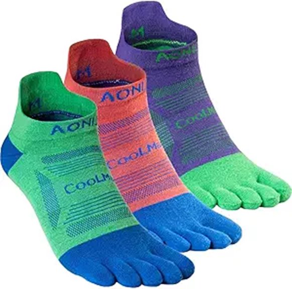 Top Toe Socks (Anti-Blister) That Keep Feet Blister-Free 13 aonijie lightweight toe socks
