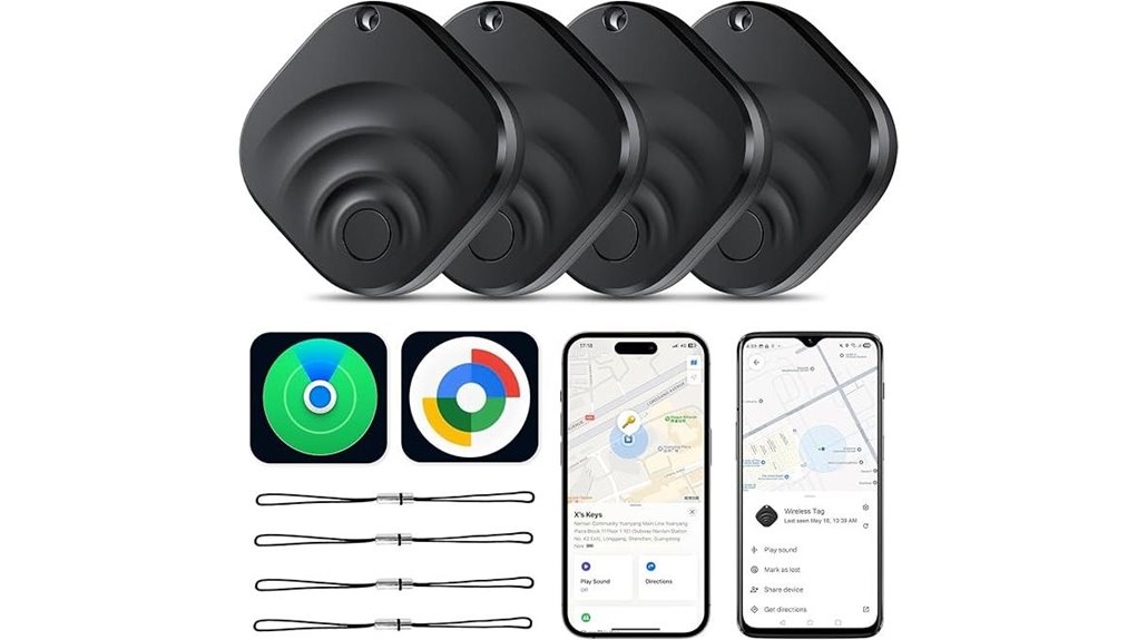 Best Bluetooth Trackers for Luggage That Keep Your Bags Safe 2 apple compatible 4 pack smart tags