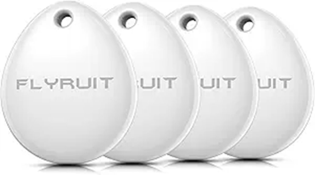 Luggage Trackers With Loud Find Alerts (Crowded Carousel) 2 apple find my 4 pack