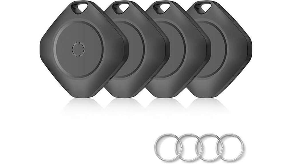 Luggage Trackers With Loud Find Alerts (Crowded Carousel) 15 apple find my 4 pack