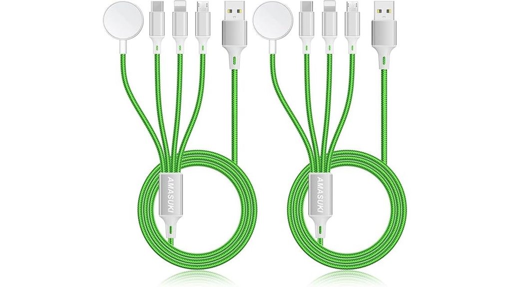 Top Travel Charging Cable Kits for Short & Long Adventures 2 apple watch dual 4 in 1