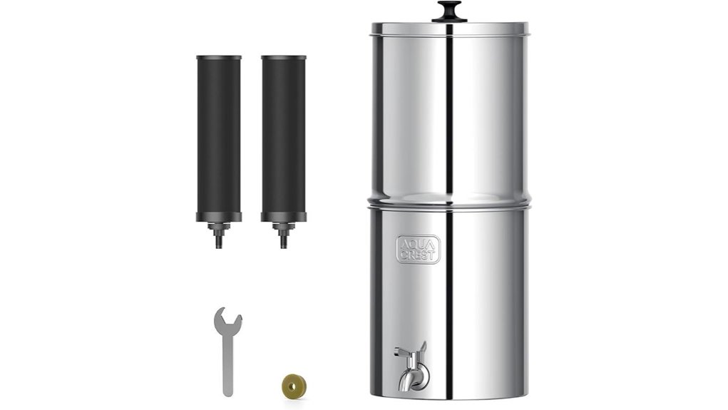 Portable Water Filters That Drown Weird‑Tasting Taps 6 aqua crest gravity chlorine