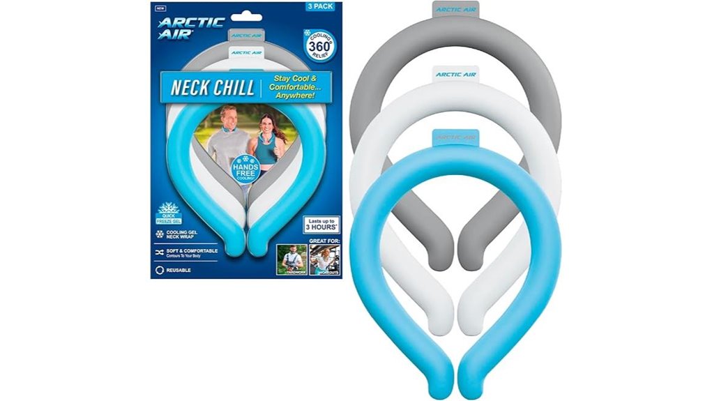 Reusable Gel Cooling Neck Wraps Keep You Cool in Heat 3 arctic neck chill tubes