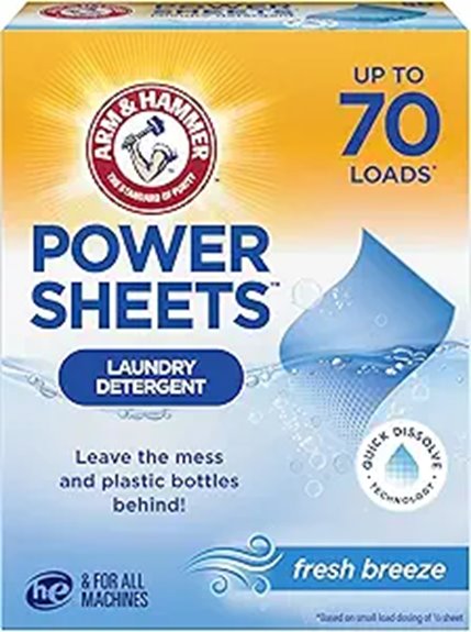Best Travel Detergent Packs (Sheets vs powder vs liquid) 4 arm hammer power sheets laundry