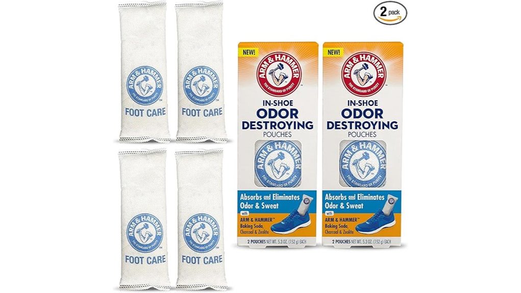 Travel Shoe Deodorizer Inserts: Freshness for Long Haul 1 armhammer 4 pouch shoe odorizer