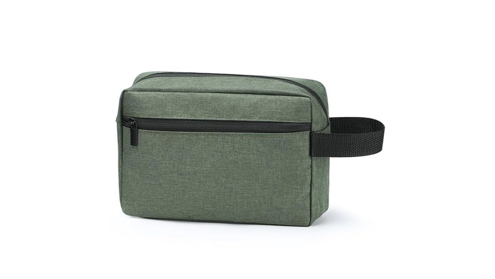 army green toiletry organizer