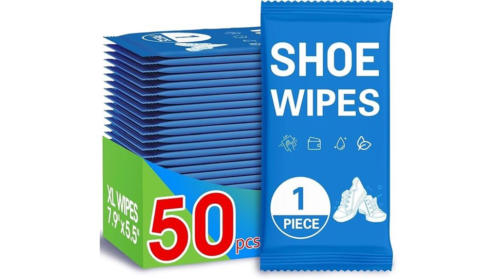 aroic 50 pack shoe wipes